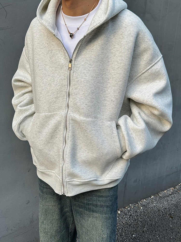 Oversized hoodie with built-in backpack