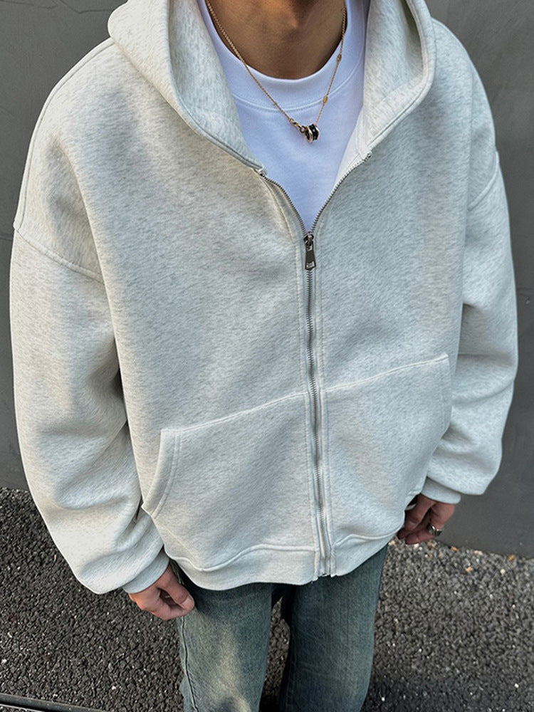 Oversized hoodie with built-in backpack