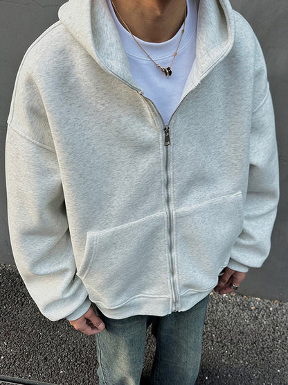 Oversized hoodie with built-in backpack