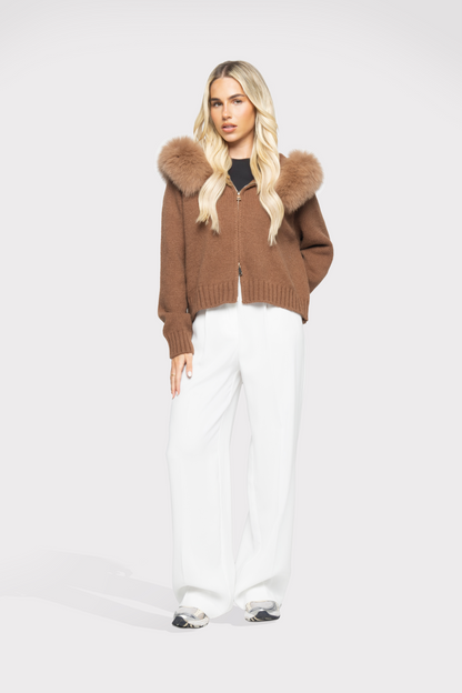 Fur Hoodie Cardigan | Autumn edition